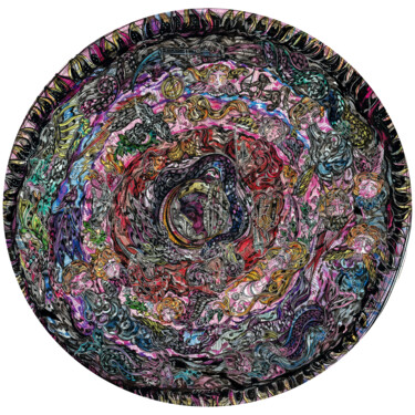 图画 标题为“The Map of Heaven” 由Maria Susarenko, 原创艺术品, 标记