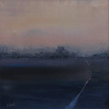 Painting titled "Morning Rain" by Serguei Borodouline, Original Artwork, Oil