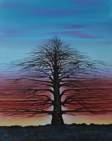 제목이 "Naked Tree"인 미술작품 Serguei Borodouline로, 원작, 아크릴