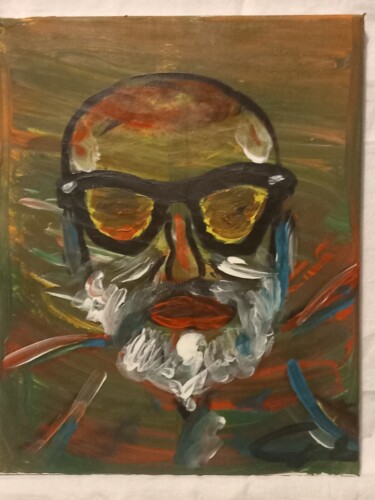 Painting "IO" 绘画 标题为“Painting "IO"” 由Rikortgallery, 原创艺术品, 丙烯 安装在其他刚性面板上