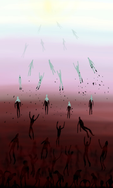 Digital Arts titled "Universal Salvation" by Andrey Elenev, Original Artwork, Digital Painting