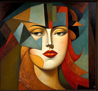 Arts numériques intitulée "IDUNN (50CM X 46CM)" par Nictsi Khamira, Œuvre d'art originale, Peinture numérique
