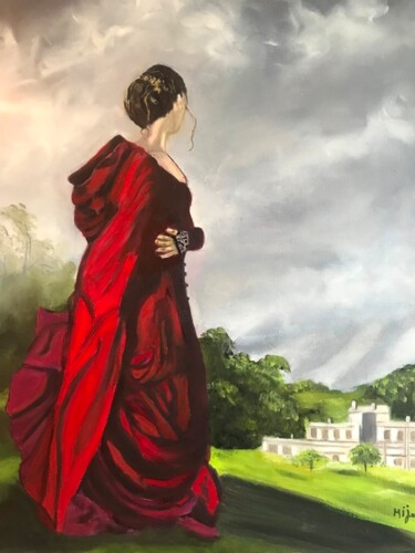 绘画 标题为“Les hauts de Hurlev…” 由Mijo Andreani, 原创艺术品, 油 安装在木质担架架上