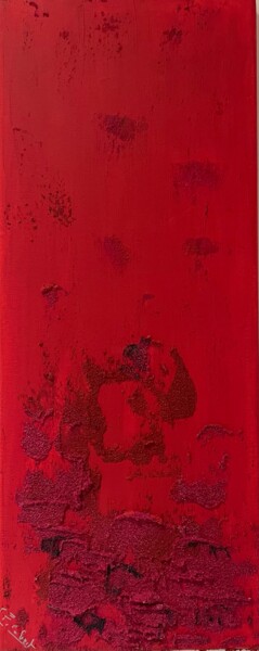 Peinture intitulée "Eboulis" par Françoise Colobert, Œuvre d'art originale, Acrylique Monté sur Châssis en bois