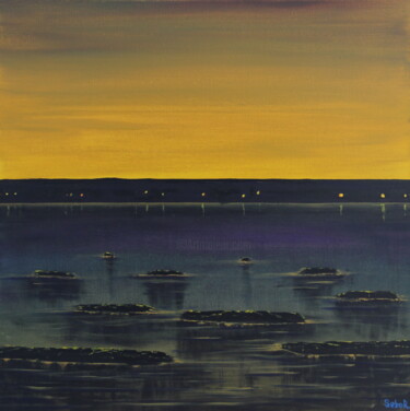 Painting titled "On the other Side" by Serguei Borodouline, Original Artwork, Acrylic