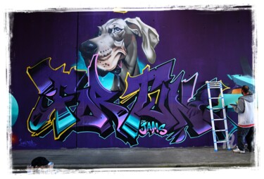 Photographie intitulée "graffiti 3" par Guy Griffoul, Œuvre d'art originale, Photographie numérique