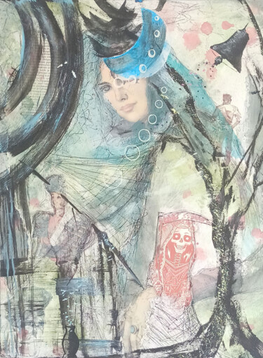 绘画 标题为“Mother !” 由Velvet, 原创艺术品, 丙烯
