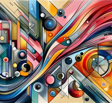 Layered Space / Многослойность пространства" Digital Arts titled "Layered Space / Мно…" by Darya Artelis, Original Artwork, Digital Painting