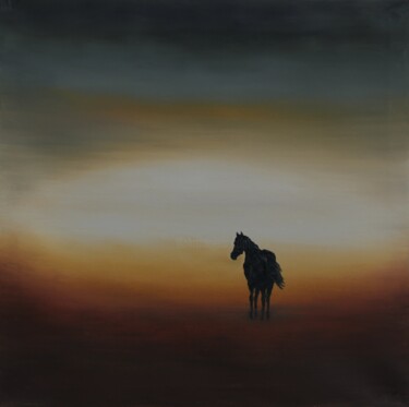 Peinture intitulée "Prairie" par Serguei Borodouline, Œuvre d'art originale, Huile