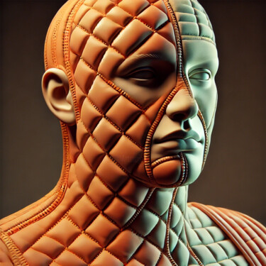 Digital Arts titled "Stitched Symmetry" by Alberto Capitani, Original Artwork, AI generated image