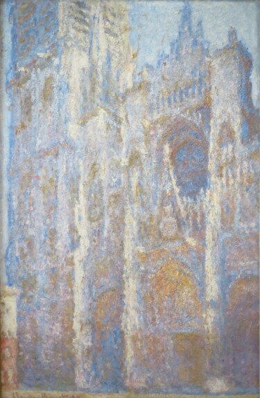 Painting titled "Cathédrale de Rouen…" by Claude Monet, Original Artwork, Oil