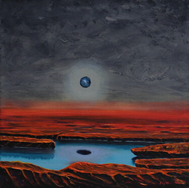 Peinture intitulée "Red Desert" par Serguei Borodouline, Œuvre d'art originale, Acrylique