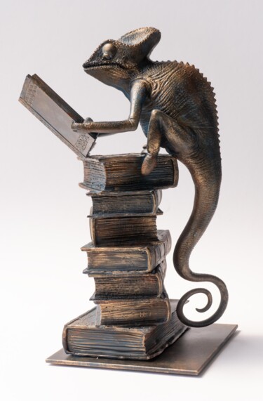 "In Pursuit of Knowledge" 雕塑 标题为“"In Pursuit of Know…” 由Yuriy Kraft, 原创艺术品, 树脂