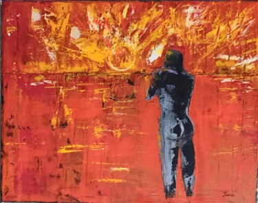 Peinture intitulée "Fascination" par Xavier Laurent Janin, Œuvre d'art originale, Acrylique Monté sur Châssis en bois