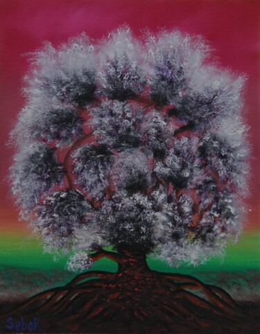 绘画 标题为“Spider Tree” 由Serguei Borodouline, 原创艺术品, 油