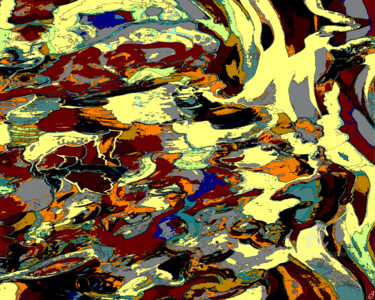 Digital Arts titled "Naïveté du petit en…" by Cj Perin, Original Artwork, Digital Painting