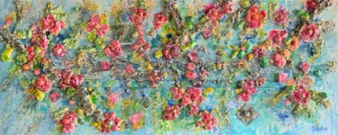 绘画 标题为“Rose Spring Dream” 由Paul Dirkse, 原创艺术品, 丙烯