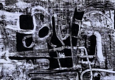 「les cases vides」というタイトルの絵画 Francisco  Duart Mendesによって, オリジナルのアートワーク, アクリル