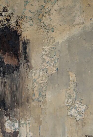 Painting titled "ACRYLIQUE ET MATIER…" by Chrisartchantilly, Original Artwork, Acrylic Mounted on Wood Stretcher frame