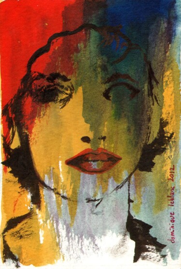Peinture intitulée "Sans titre 2" par Dominique Leblanc, Œuvre d'art originale, Acrylique