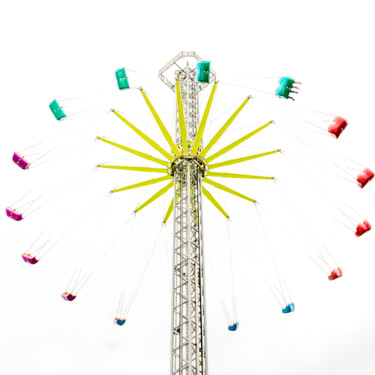 GRANDE ROUE Photographie intitulée "GRANDE ROUE" par Bernard Jaubert, Œuvre d'art originale, Photographie numérique