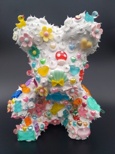 Teddy Bear Sculpture Dily Dily 雕塑 标题为“Teddy Bear Sculptur…” 由Emilia Switala, 原创艺术品, 丙烯
