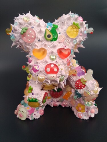 雕塑 标题为“Teddy Bear Sculptur…” 由Emilia Switala, 原创艺术品, 丙烯