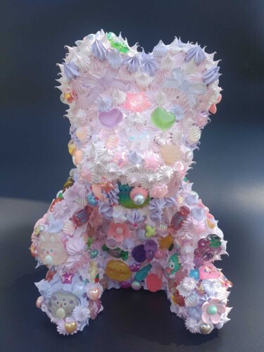 雕塑 标题为“Teddy Bear Sculptur…” 由Emilia Switala, 原创艺术品, 丙烯