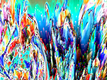 Digital Arts titled "Un rêve de paix" by Cj Perin, Original Artwork, Digital Painting