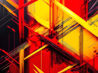 数字艺术 标题为“Red and yellow (133…” 由Giorgio Gerardi, 原创艺术品, AI生成的图像