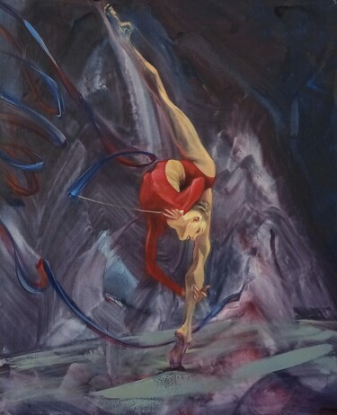 Trajectory of inspiration Peinture intitulée "Trajectory of inspi…" par Rumbetix, Œuvre d'art originale, Huile