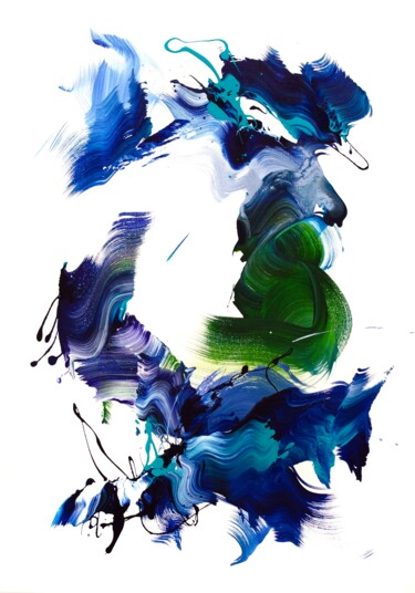 Painting titled "Make It Happen" by Paresh Nrshinga F R S A, Original Artwork, Acrylic Mounted on Wood Stretcher frame