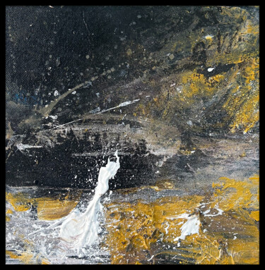 Peinture intitulée "Minuit trente" par Giovanni.D, Œuvre d'art originale, Acrylique Monté sur Châssis en bois