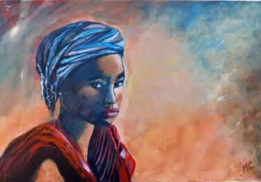 Peinture intitulée "Rebelle" par Michèle Labbrecayla, Œuvre d'art originale, Acrylique Monté sur artwork_cat.