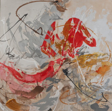Mujer Bailando IV 绘画 标题为“Mujer Bailando IV” 由Magdalena Perez Larrain, 原创艺术品, 丙烯