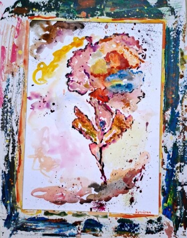 Painting titled "Without frames" by Nadya Kulikova, Original Artwork, Watercolor