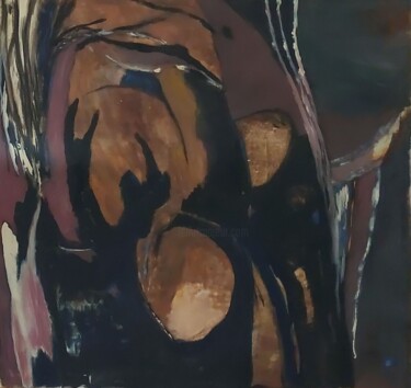 Si sombre Peinture intitulée "Si sombre" par Monique Morellec, Œuvre d'art originale, Acrylique