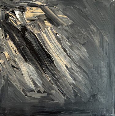 Painting titled "Abstraction #22" by Kristina Mallen, Original Artwork, Acrylic Mounted on Wood Stretcher frame