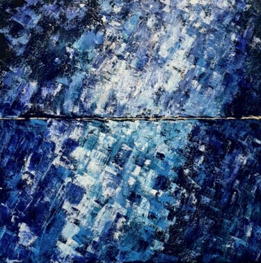 绘画 标题为“Blue #5” 由Valérie Titinsnaider, 原创艺术品, 丙烯