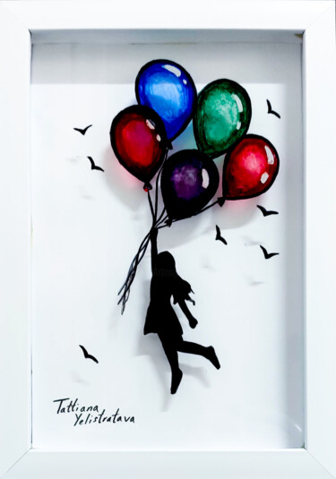 "When I am with you." başlıklı Tablo Tatsiana Yelistratava tarafından, Orijinal sanat, Akrilik Ahşap Sedye çerçevesi üzerine…