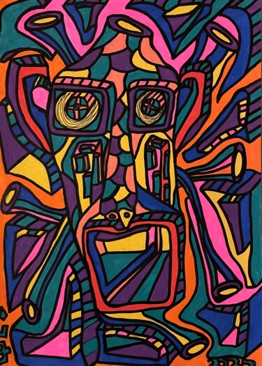 Rysunek zatytułowany „C.Robert3.0” autorstwa Christophe Verger-Lecocq, Oryginalna praca, Marker