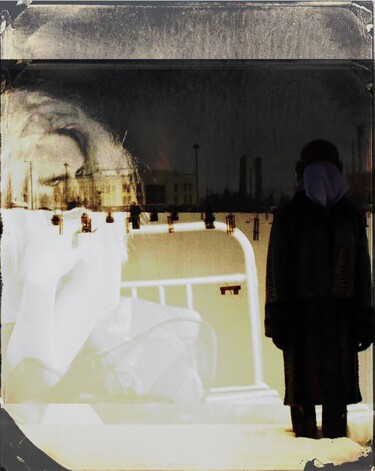 I^45 / A Portrait of power- what can't be washed: I'm - {$M} 数字艺术 标题为“I^45 / A Portrait o…” 由Leni Smoragdova, 原创艺术品, 数字拼贴 安装在铝上