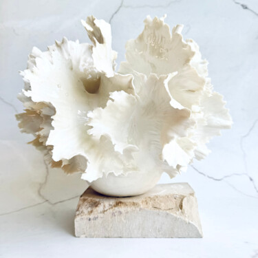 雕塑 标题为“WHITE CORAL” 由Alexandra Beliba, 原创艺术品, 陶瓷