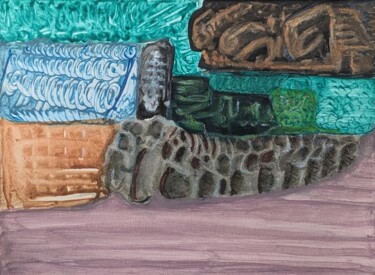 Peinture intitulée "VIAJE" par Juan Luis Gandulfo, Œuvre d'art originale, Acrylique Monté sur Châssis en bois