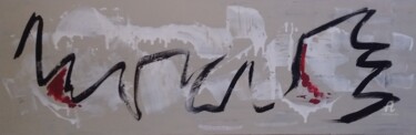 Pittura intitolato "Composição com Verm…" da Franco, Opera d'arte originale, Acrilico