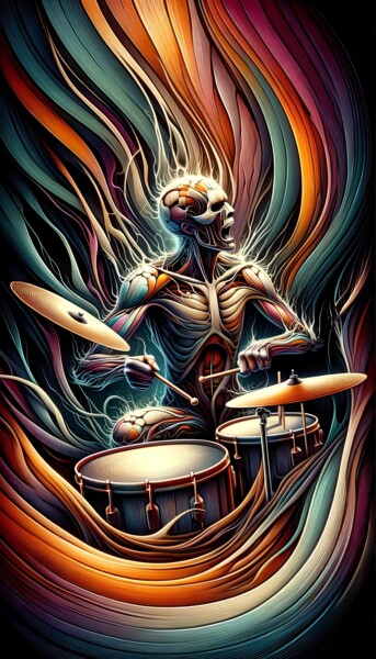 数字艺术 标题为“Soulful Groove” 由Soulful Spectres, 原创艺术品, AI生成的图像