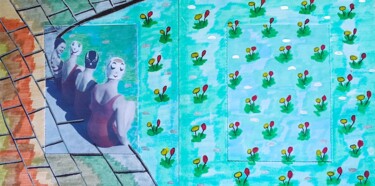 Painting titled "SPA" by Chrystelle Ragot, Original Artwork, Acrylic