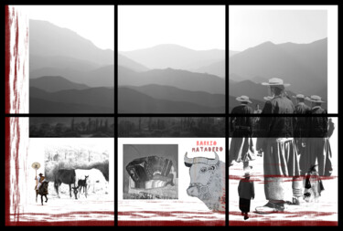 "II - GAUCHOS ET MON…" başlıklı Dijital Sanat Evelyne Chevallier tarafından, Orijinal sanat, Dijital Fotoğrafçılık