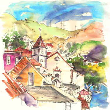 绘画 标题为“Alcoutim 07” 由Miki De Goodaboom, 原创艺术品, 水彩