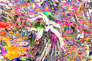 Arte digitale intitolato "Dans le rêve d'une…" da Cj Perin, Opera d'arte originale, Pittura digitale